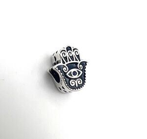 NEW Dark Navy Blue Hamsa Charm for European Bracelet